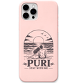 Puri Stay With Me Sunset – Engraved Pastel Silicone Phone Cover