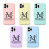 Malhotra Naam Hi Kaafi Hai iPhone Cover – engraved surname silicone case shown in five pastel colours
