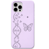 Wings Of Hope engraved silicone phone cover in Lavender
