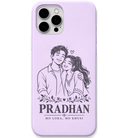 Pradhan Mo Loka engraved pastel silicone phone cover in Lavender