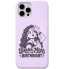 Drama Mora Birthright engraved pastel silicone phone cover in Lavender
