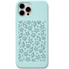 Seaside Pocket Finds engraved pastel silicone phone cover in Mint Green