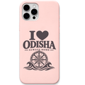 I Love Odisha Always Home – Engraved Pastel Silicone Phone Cover