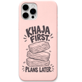 Khaja First Plans Later – Engraved Pastel Silicone Phone Cover