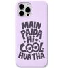 Main Paida Hi Cool Hua Tha funny sunglasses quote engraved silicone phone cover in Lavender