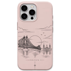 Amar Kolkata regional Indian iPhone cover in Blush Pink