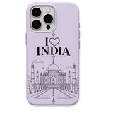 I Love India regional Indian iPhone cover in Lavender