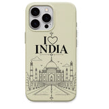 I Love India regional Indian iPhone cover in Lemon Yellow