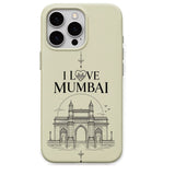 I Love Mumbai regional Indian iPhone cover in Lemon Yellow
