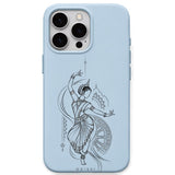 Kathak Dance regional Indian iPhone cover in Sky Blue