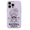 Khamma Ghani regional Indian iPhone cover in Lavender