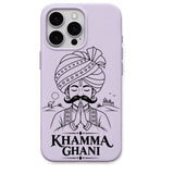 Khamma Ghani regional Indian iPhone cover in Lavender