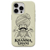 Khamma Ghani regional Indian iPhone cover in Lemon Yellow