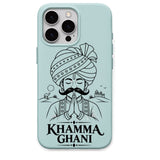 Khamma Ghani regional Indian iPhone cover in Mint Green