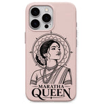 Maratha Queen regional Indian iPhone cover in Blush Pink