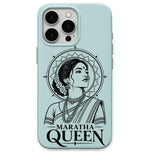 Maratha Queen regional Indian iPhone cover in Mint Green