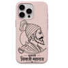 Shivaji Maharaj regional Indian iPhone cover in Blush Pink
