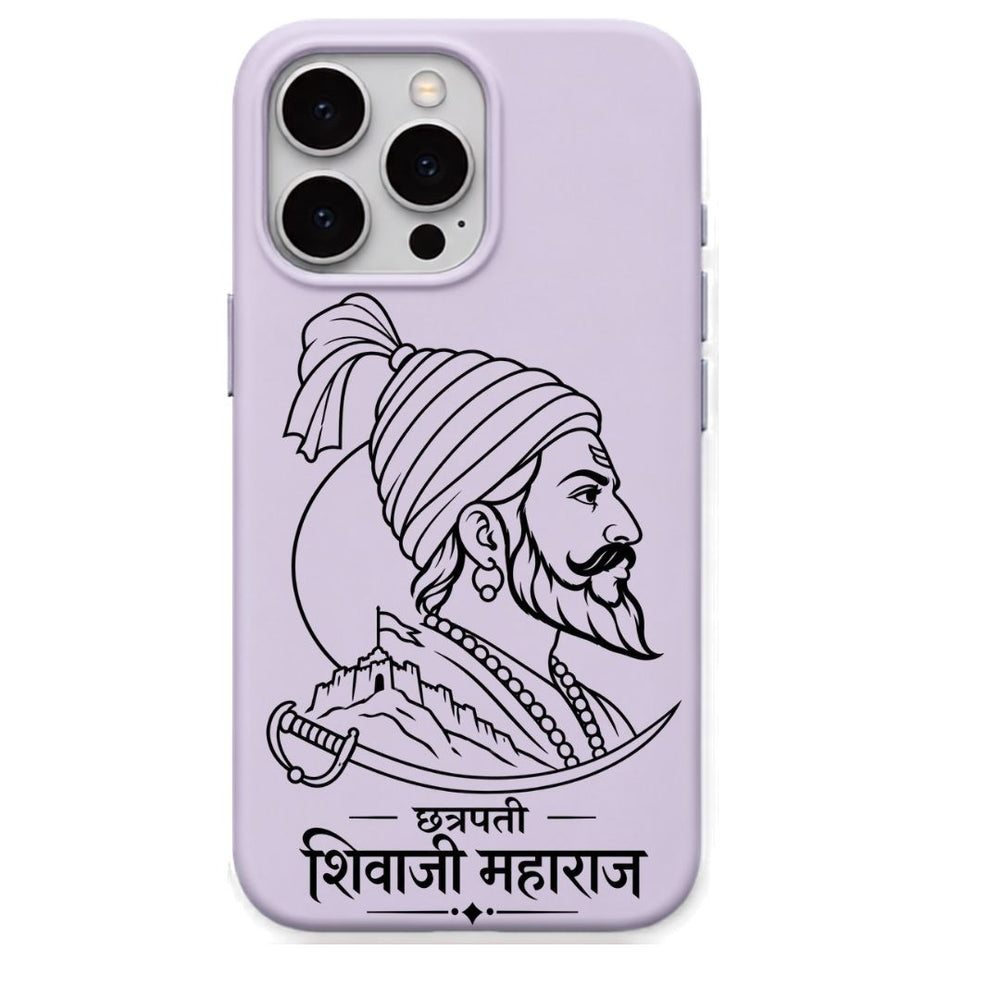 Shivaji Maharaj regional Indian iPhone cover in Lavender