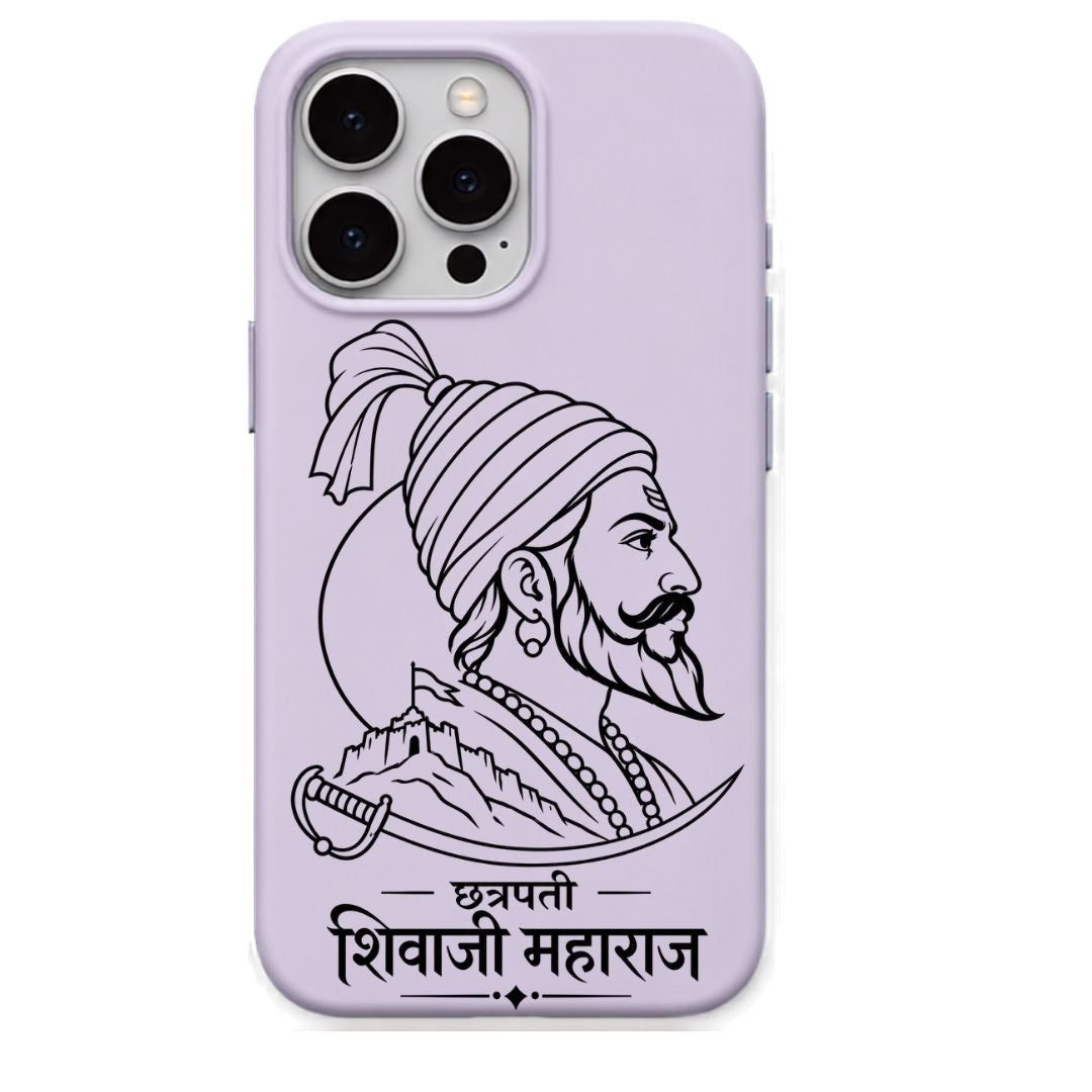 Shivaji Maharaj regional Indian iPhone cover in Lavender