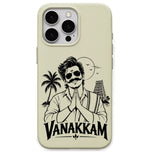 Vanakkam regional Indian iPhone cover in Lemon Yellow
