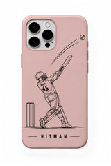 Rohit Blush Pink cricket mobile cover