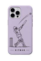 Rohit Lavender cricket mobile cover