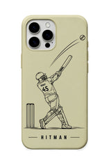 Rohit Lemon Yellow cricket mobile cover