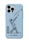Rohit Sky Blue cricket mobile cover