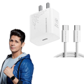 Samsung 25W Type C-C Charger White 2025 (Adapter With Cable)