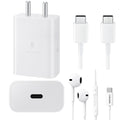 Samsung 15W Type C Travel Charger White New (Adapter With Cable)