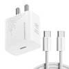 Samsung 25W Type C-C Charger White 2025 (Adapter With Cable)