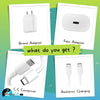 Samsung Galaxy A35 25W Type-C To Type-C Adaptive Fast Mobile Charger With Cable White