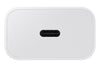 Samsung 25W GAN Adapter Charger With Type C to C Cable (White Adapter With Cable)