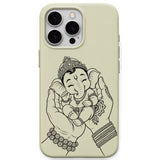 Ganesha Blessings phone cover in Lemon Yellow