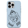 Ganesha Blessings phone cover in Sky Blue