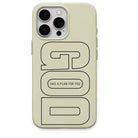 God Has a Plan for You phone cover in Lemon Yellow