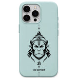 Jai Bajrangbali Hanuman phone cover in Mint Green