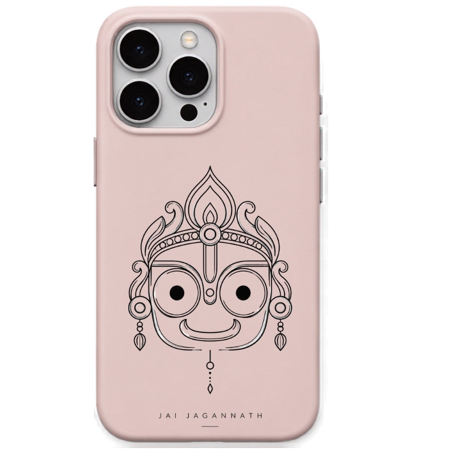 Jai Jagannath phone cover in Blush Pink