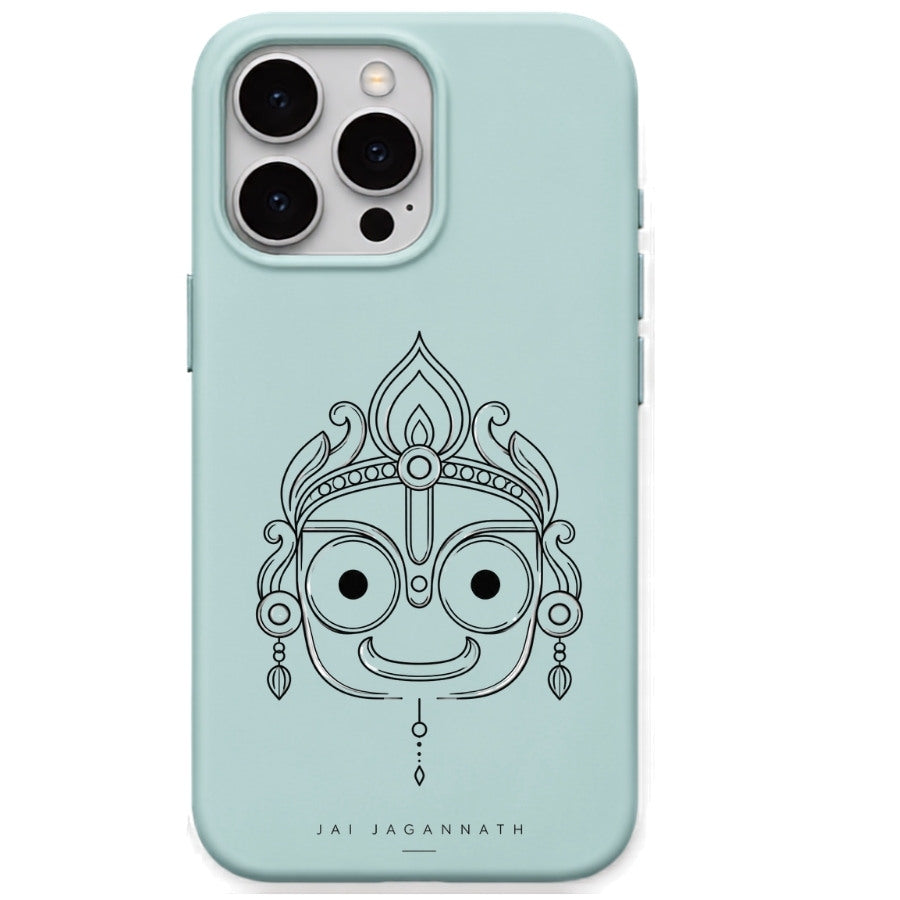 Jai Jagannath phone cover in Mint Green