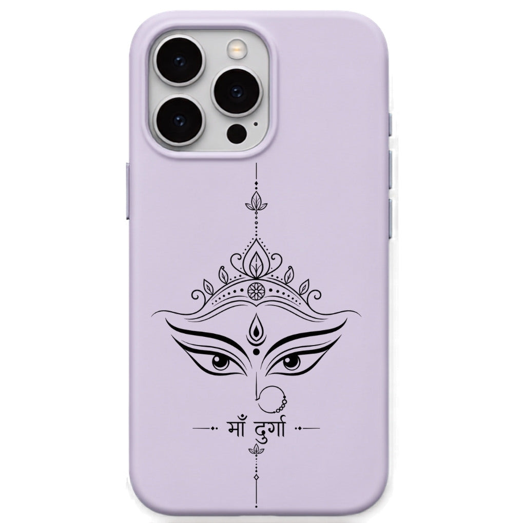 Jai Maa Durga phone cover in Lavender