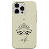 Jai Maa Durga phone cover in Lemon Yellow