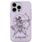 Jai Shri Ram Archer phone cover in Lavender