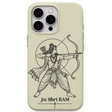 Jai Shri Ram Archer phone cover in Lemon Yellow