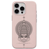 Kathakali Heritage Mask phone cover in Blush Pink
