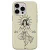 Krishna Radiant Calm phone cover in Lemon Yellow