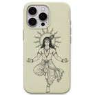 Krishna Radiant Calm phone cover in Lemon Yellow