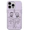 Virat & Rohit Worldcup Lavender cricket mobile cover