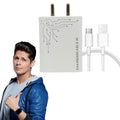 Vivo Y53s 4G FlashCharge 44W Fast Mobile Charger With Type-C Data Cable
