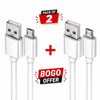 Vivo Y12s Original Fast Charge Cable And Data Sync Cord-White (Pack of 2)