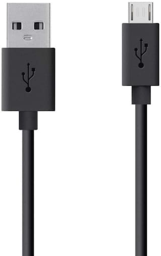 Redmi Y3 Mobile Fast Charger 3 Amp With 1.2 Mt Data & Sync Cable (Black)-chargingcable.in